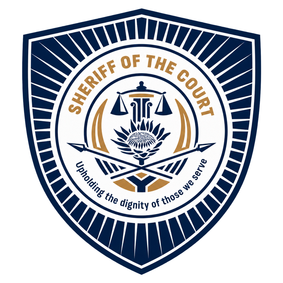 Sheriff of the Court emblem — Upholding the dignity of those we serve